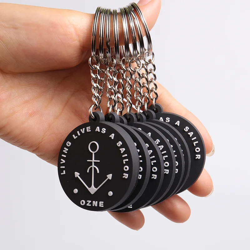 Custom Cute Bulk Cheap Price Keychains Soft PVC Silicone Key Chain With OEM Logo