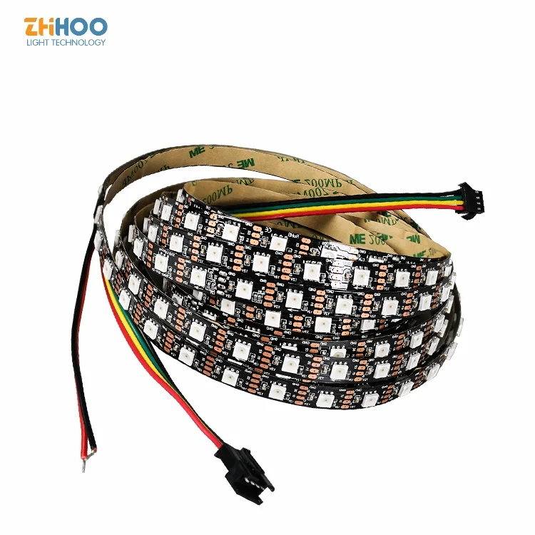 Торговая Гарантия 12 В пиксель ucs1903 ws2811 GS8208 ws2815 60 светодиодов Волшебная цифровая Мечта цвет 5050 адресная Светодиодная лента rgb