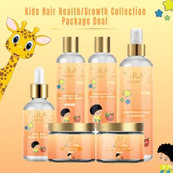 Natural Scalp care Wavy, Curly, Straight & Africa Hair Castor Oil, Rosemary Oil Hair Growth Kids Hair Care Set