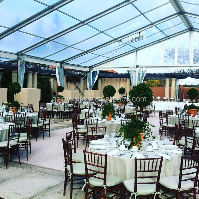 PVC Clear Roof Trade Show Marquee Outdoor Party Tents Fair Resort Party Glamping