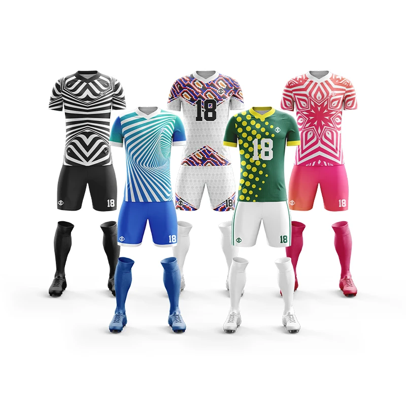 Custom sublimation soccer wear with socks