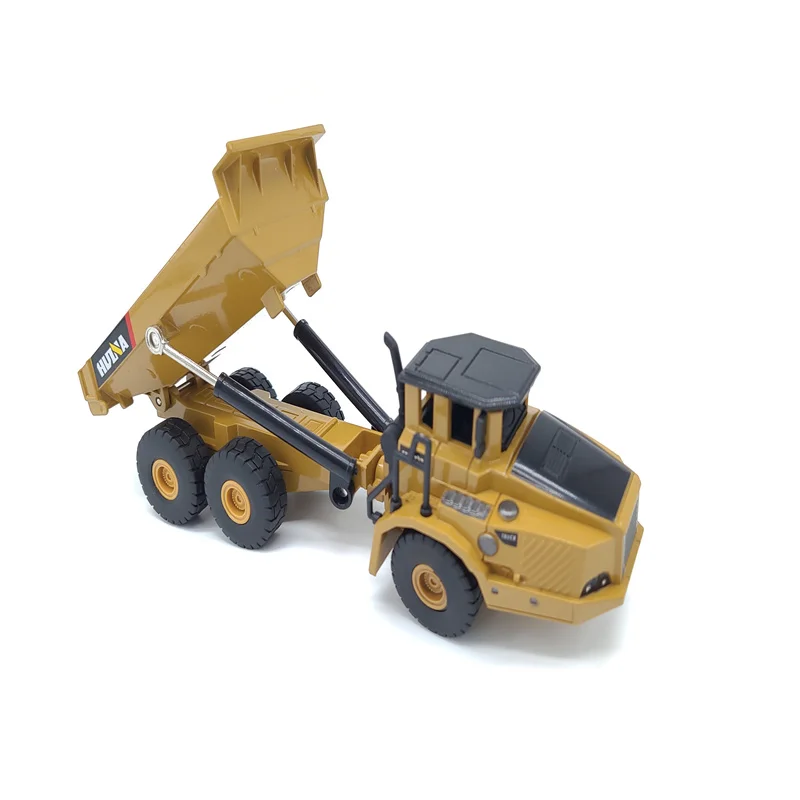 Mini Trailer Truck Models 1/ 32 Scale Model Pull Back Casting Metal Alloy Car Toy