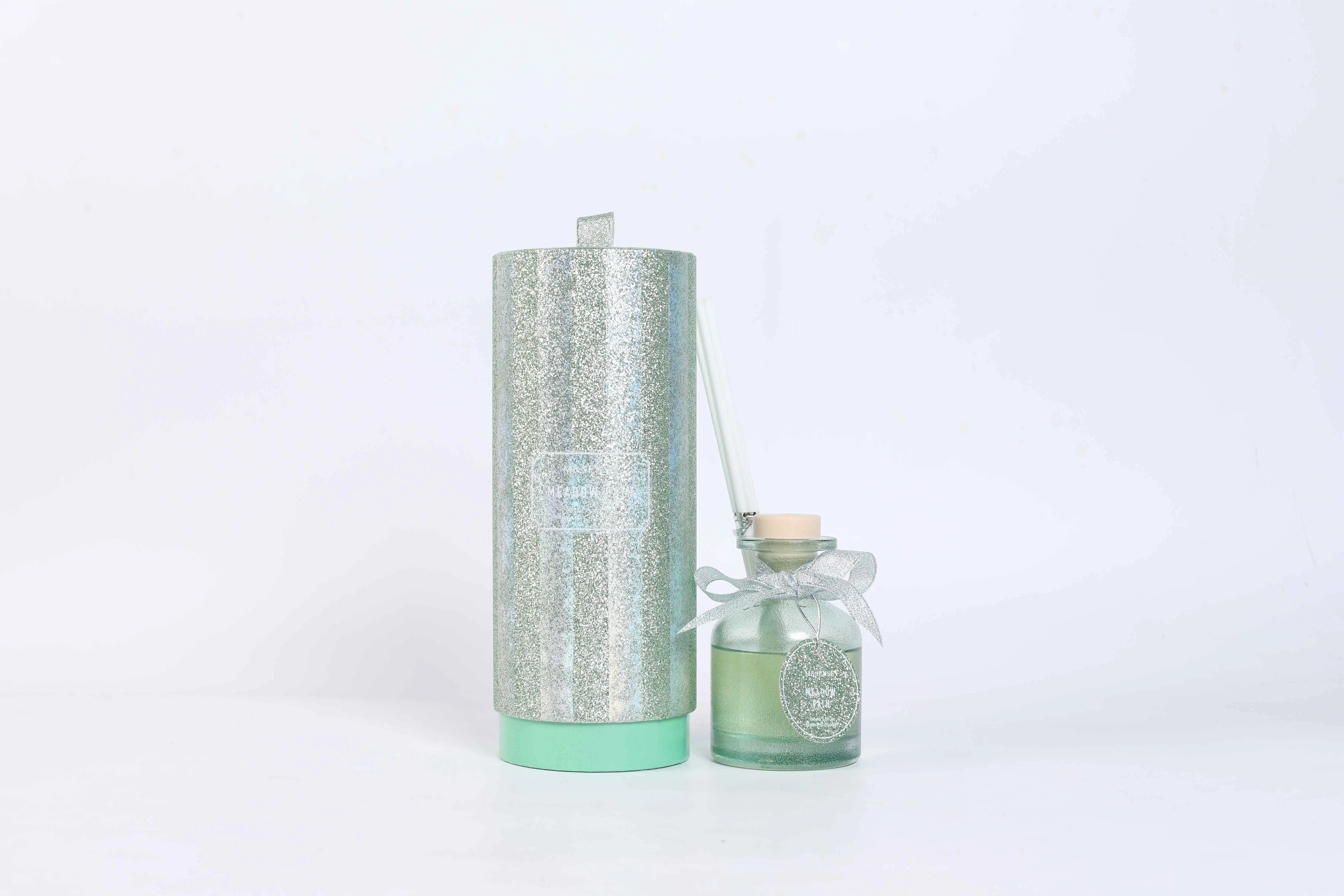 Gift Box Home Decor Luxury Glass Bottle Aroma Oil Base Reed Difuser