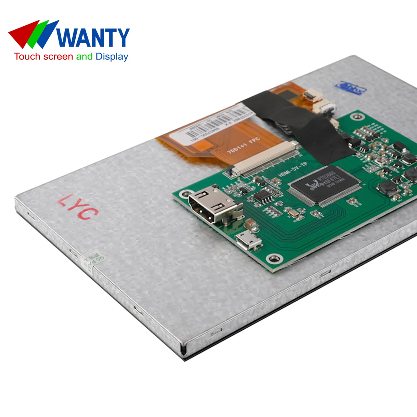 7 Inch Multi Points Panel RGB 800x480 TN LCD G+G USB Raspberry Pi 3 4 Capacitive Touch Display