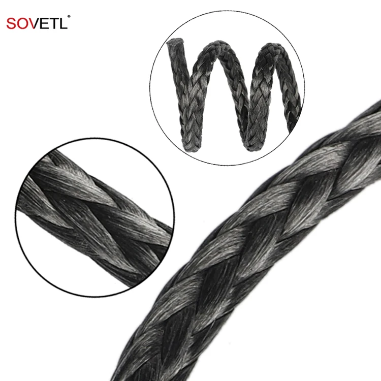  12 нитей Плетеный uhmwpe стальной трос