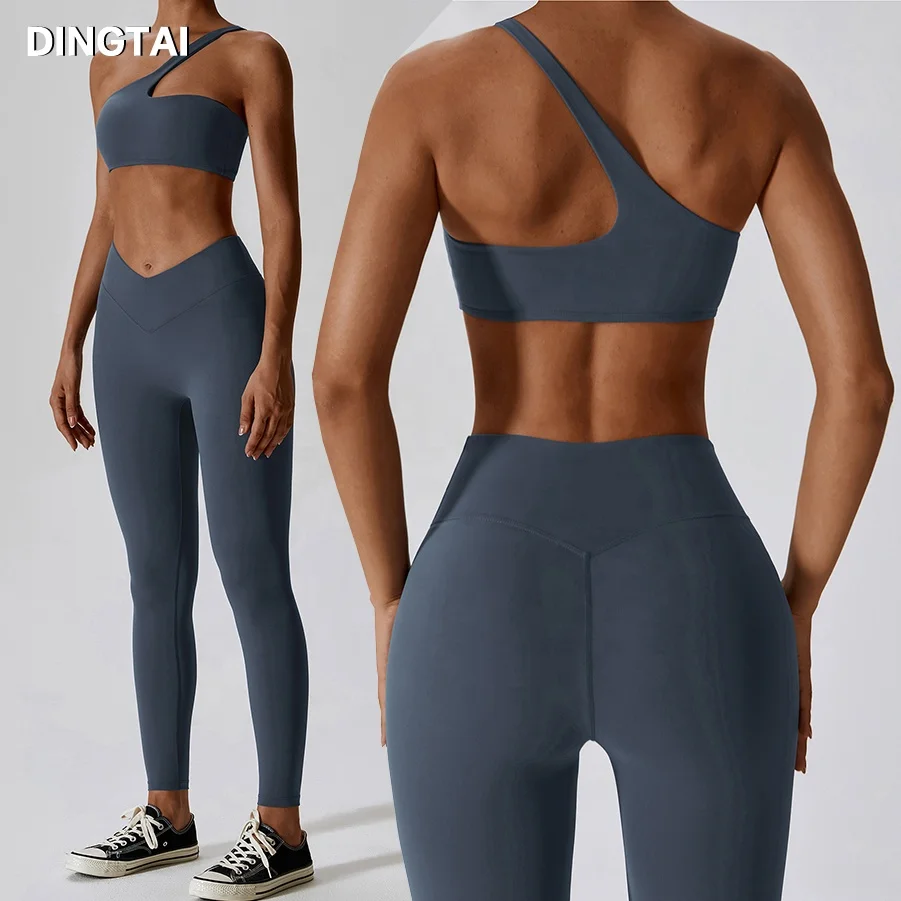 Dingtai High Quality Hot Sexy Girls Yoga Suit New Yoga Wear Workout Sportswear Gym Fitness Sets