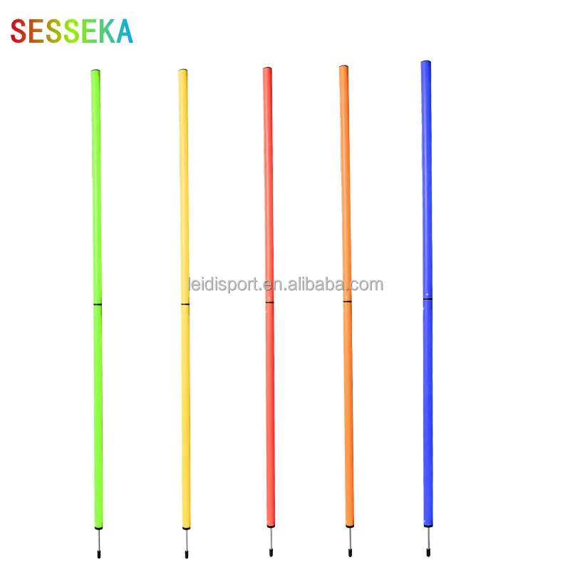 wholesale Plastic Slalom Pole Agility Training Soccer Football Athletic Sports Equipment 33mm