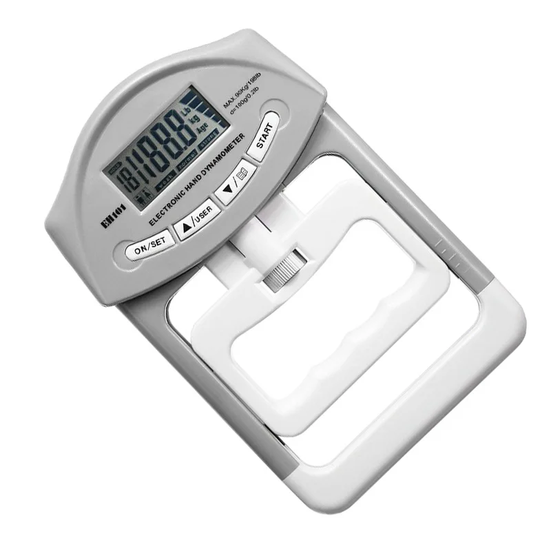 
Digital Hand Dynamometer Grip Strength Measurement Meter Auto Capturing Electronic Hand Grip Power 198 Lbs / 90 Kgs 