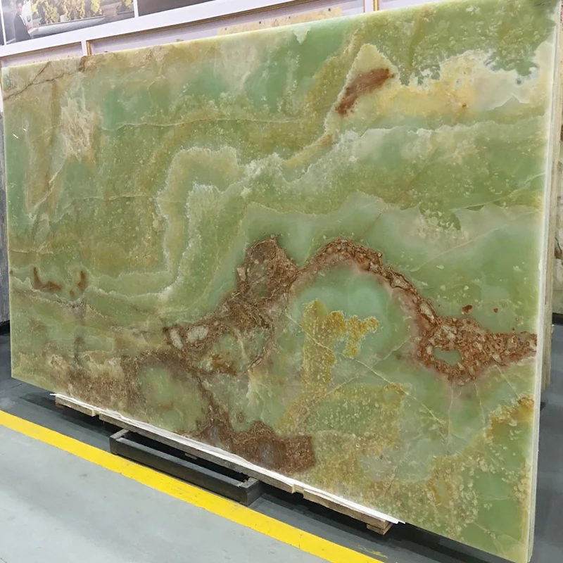 TMZ OEM onix Custom Green Onyx Marble Table Green Marble Coffee Table for Interior Decor