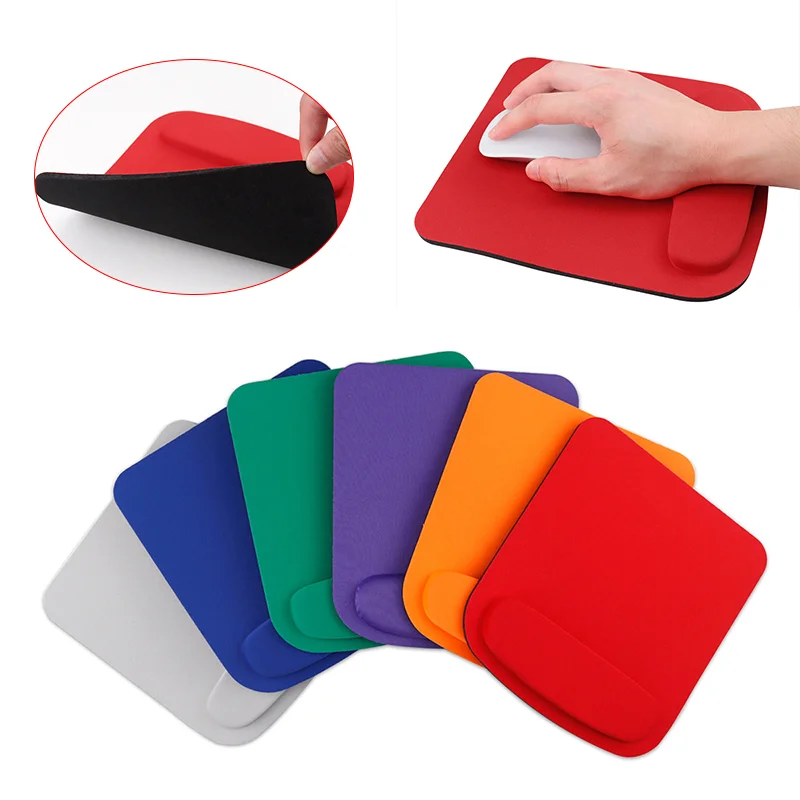 EVA Solid Color Comfortable Wrist Rest large pvc rubber custom logo overwatch blank sublimation gaming mousepad mouse pad