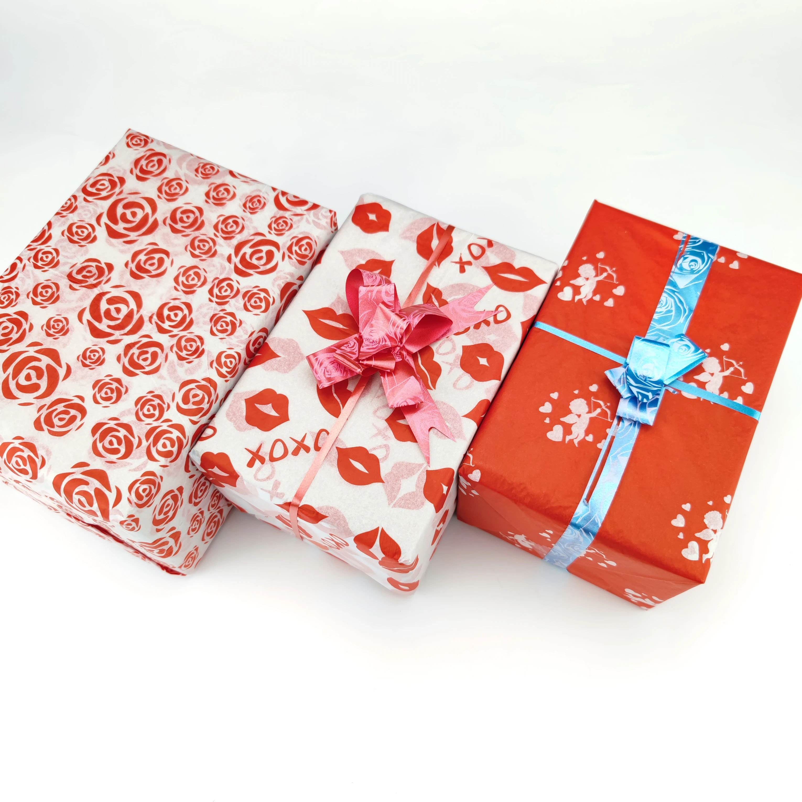 Wapping Paper Low MOQ Uncoated Wood Pulp Tissue Paper Gift Wrap and Wrapping Paper Sheets with Logo Printed