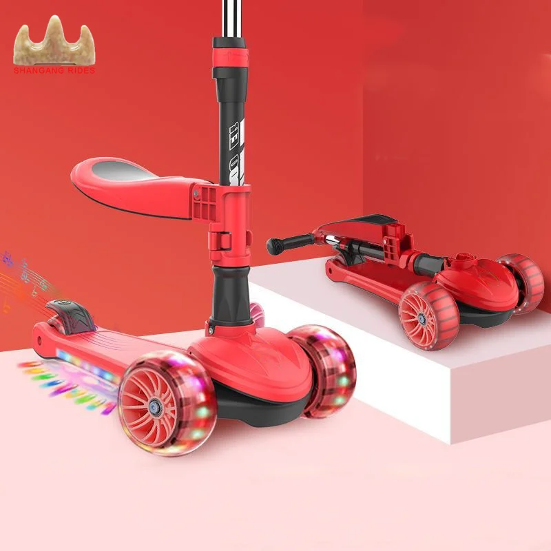 
New Design Cheap Price Folding Children Scooters Three Wheel 3-in-1 Kids Scooters For Sale 