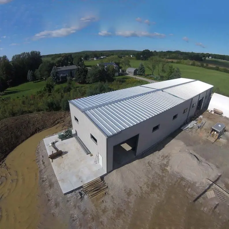 Professional Constructure Design Light Structure Prefab Prefabricated Structural Garment Factory Steel Warehouse