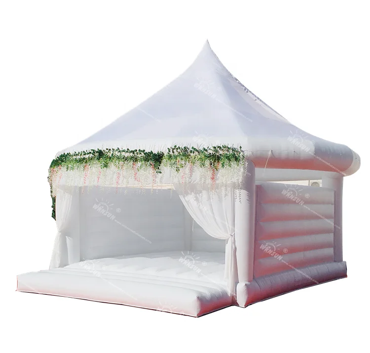 white inflatable wedding bouncy castle wedding bouncer wedding bouncy castle bounce house