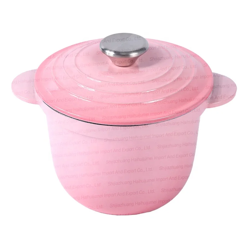 Новый дизайн кастрюли голландская духовка чугунная эмалированная кухонная посуда для запекания кухонная утварь