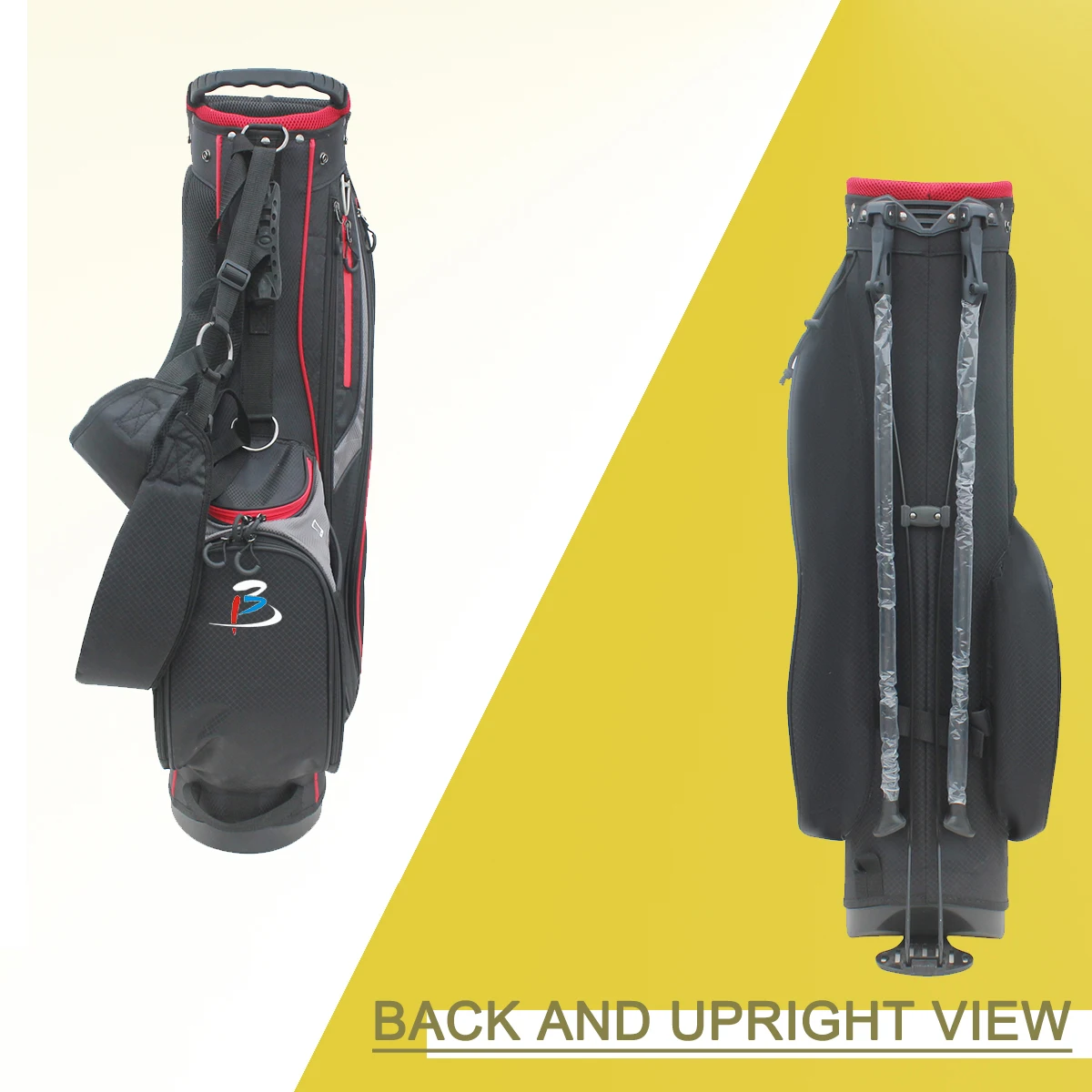 2022 профессиональная высококачественная популярная Индивидуальная сумка для гольфа с подставкой из полиэстера
