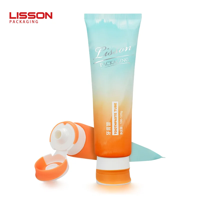 Filling Eco-Friendly Custom Printed Toothpaste Tube packaging Laminated Soft Plastic Toothpaste Tube Packaging