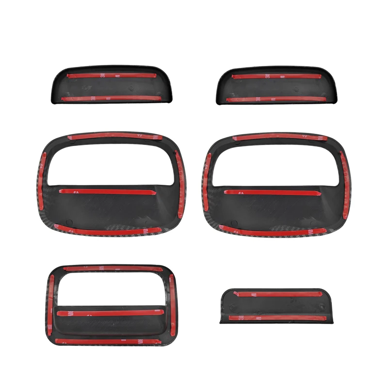 Exterior Accessories Car Door Handle Covers Carbon Fiber Paint For Suzuki Jimny JB64 JB74 2018 2019 2020 2021 2022 2023 3 Door