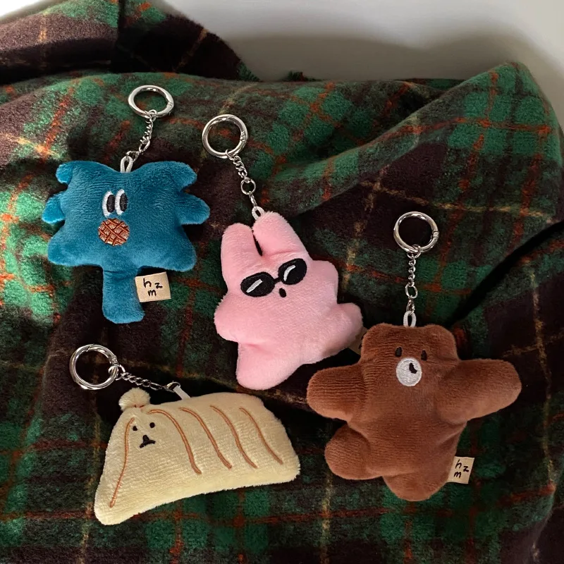 china Cute Animal Dog Repair Sunglasses Rabbit Hug Bear Bag Pendant Fun Coconut Tree Keychain Doll Machine