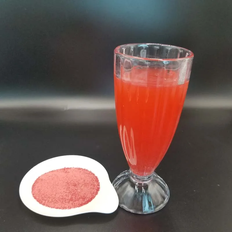 Клубничный ароматизированный мгновенный фруктовый напиток порошок