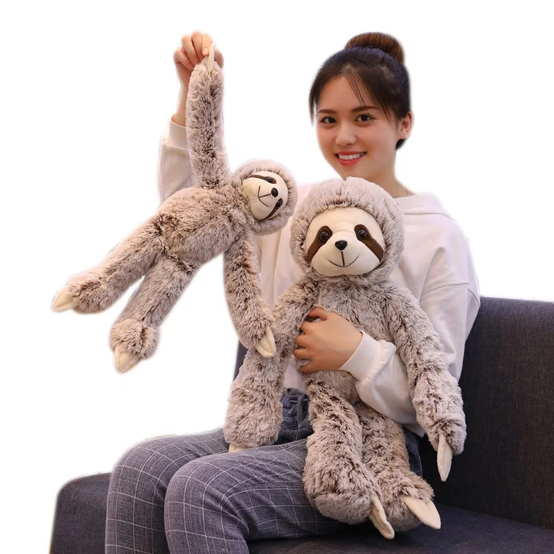 
Custom Small Baby Doll Girl Lovely Stuffed The Jungle Animals Toys Animal Plush Toy Sloth 