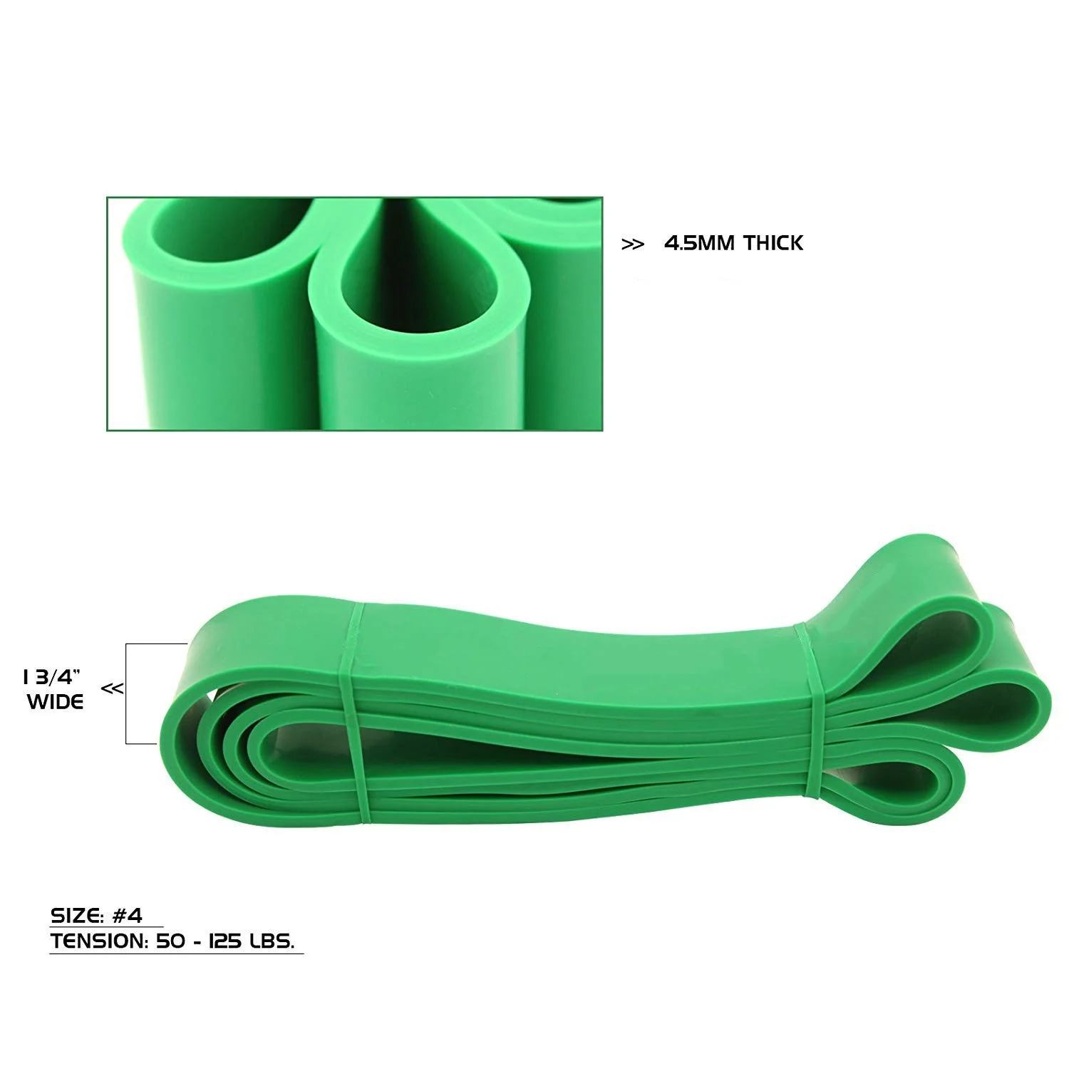 Pull Up Assist Band Fitness Strength Band Power Exercise Custom Latex Stretch Long Resistance Power Bands Set/