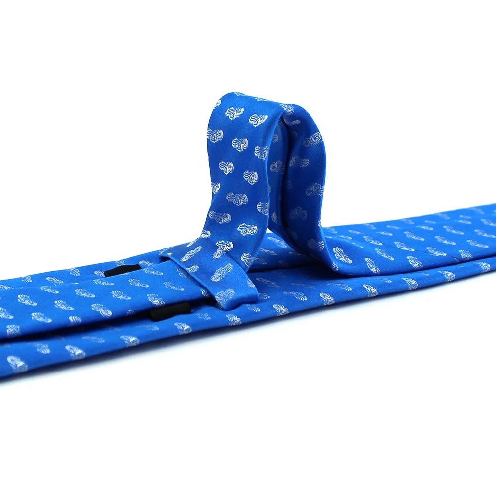 Create Your Own Motorbike Design Handmade 100% Silk Custom Woven Blue White Motorcycle Elegant Ties Two Tone Mens Neckties