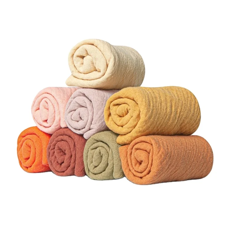 Newborn Soft 100% Cotton Muslin Burp Cloth Feeding Baby Bandana Drool Bibs