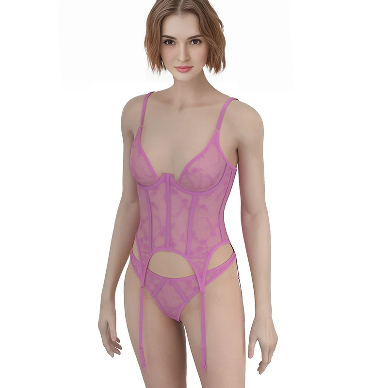 Manufacturer Price Lingerie Women Corset Sets Lingerie Stock Elegant Mature Women Sexy Lingerie