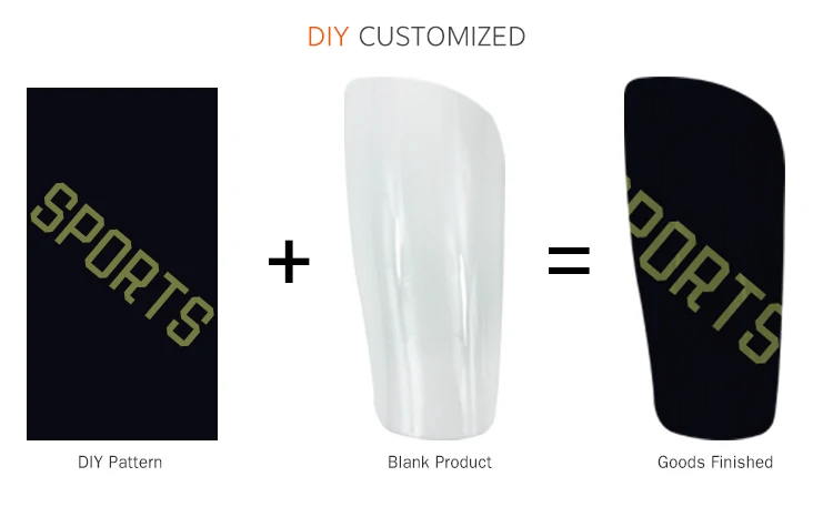 Custom Printing Blank Sublimation Shin Guards Protect Soccer Shin Guard