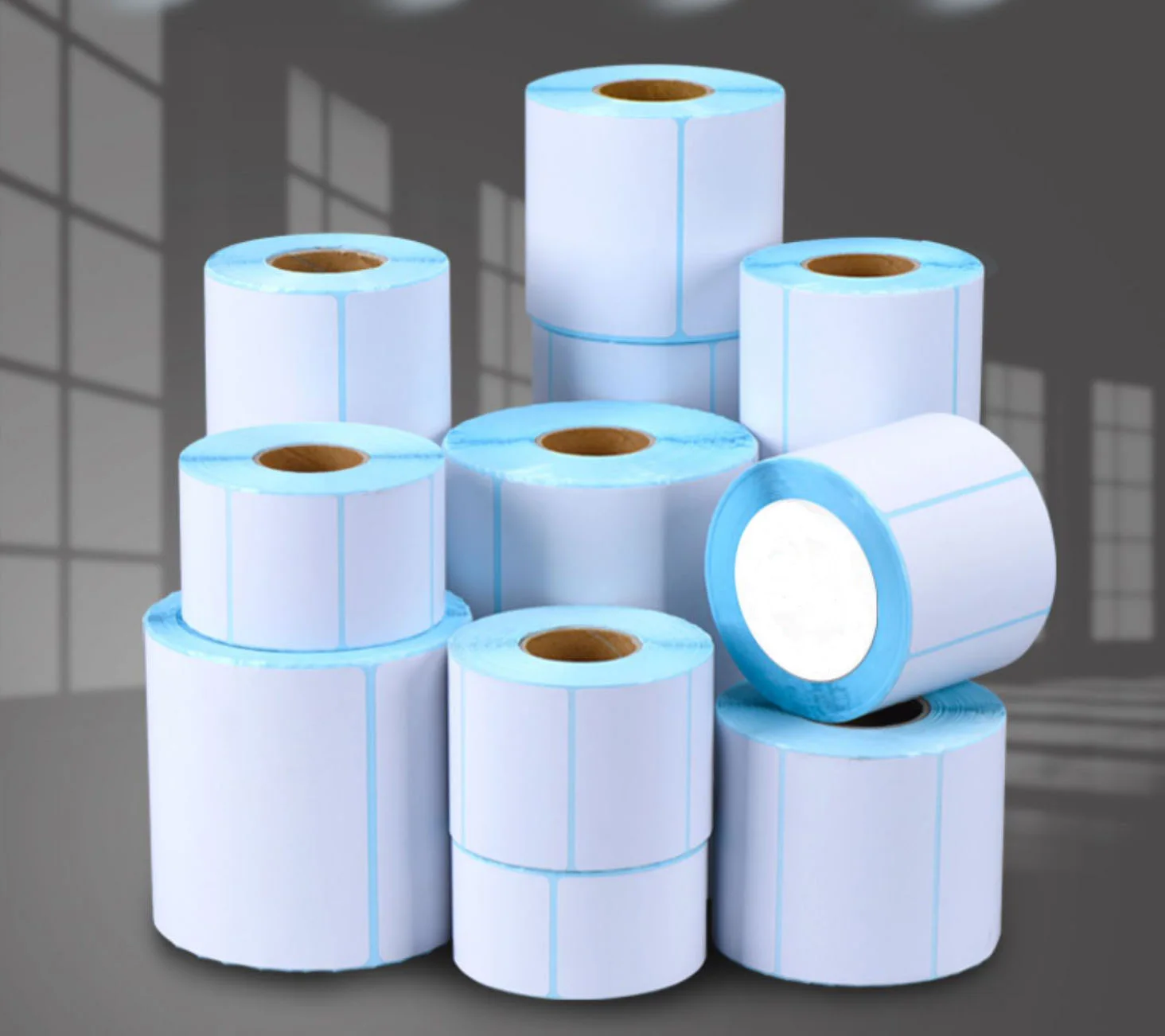 Custom Adhesive High Temperature Resistant Sticker Vulcanized Waterproof Printable Barcode Label for Tire