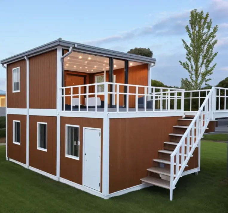 Prefabricated Steel Sunroom Container House Container Office Sun Villa Room