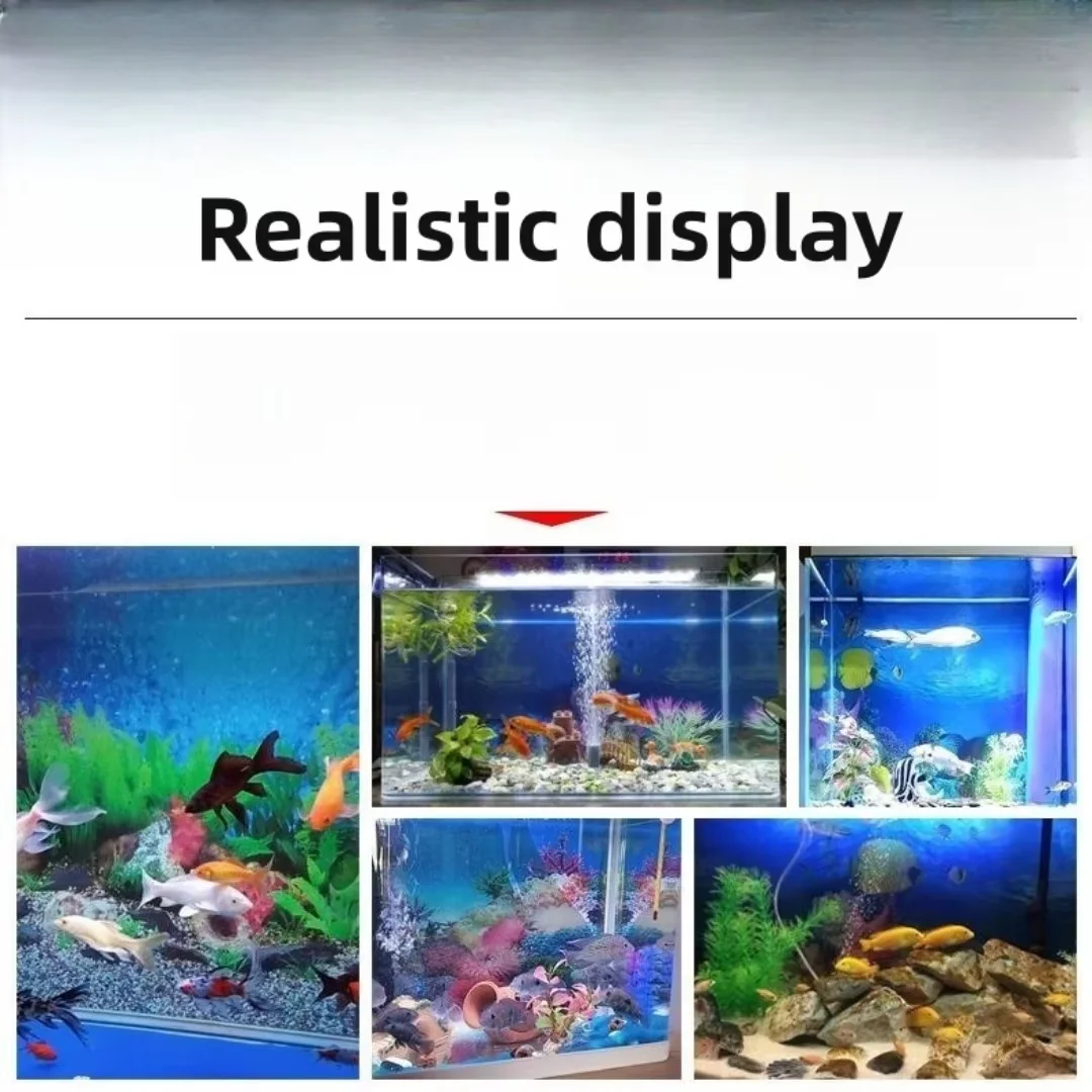 Wholesale Aquariums Accessories Double-sided Landscape Sticker Poster Fish Tank 3D Ocean Sea Plant Background Sticker Decoration