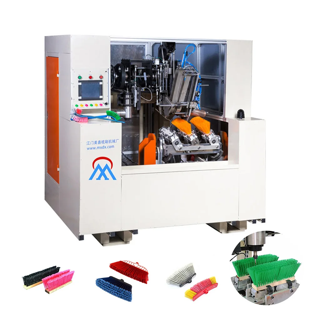 Автоматический бытовой метлы/щеточная машина CNC 5 оси 2 диаметр сверления и 1 роликовая щетка делая машину чехол-накладка на заднюю панель из щетка