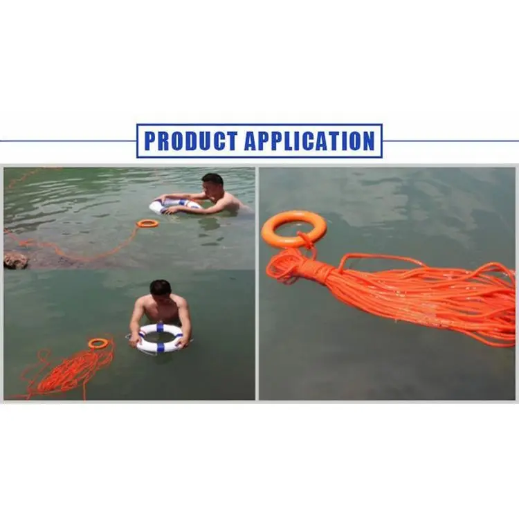 Light Floatable Anti-corrosion Water Proof Floating Marine Life Safety Rope For Live Saving