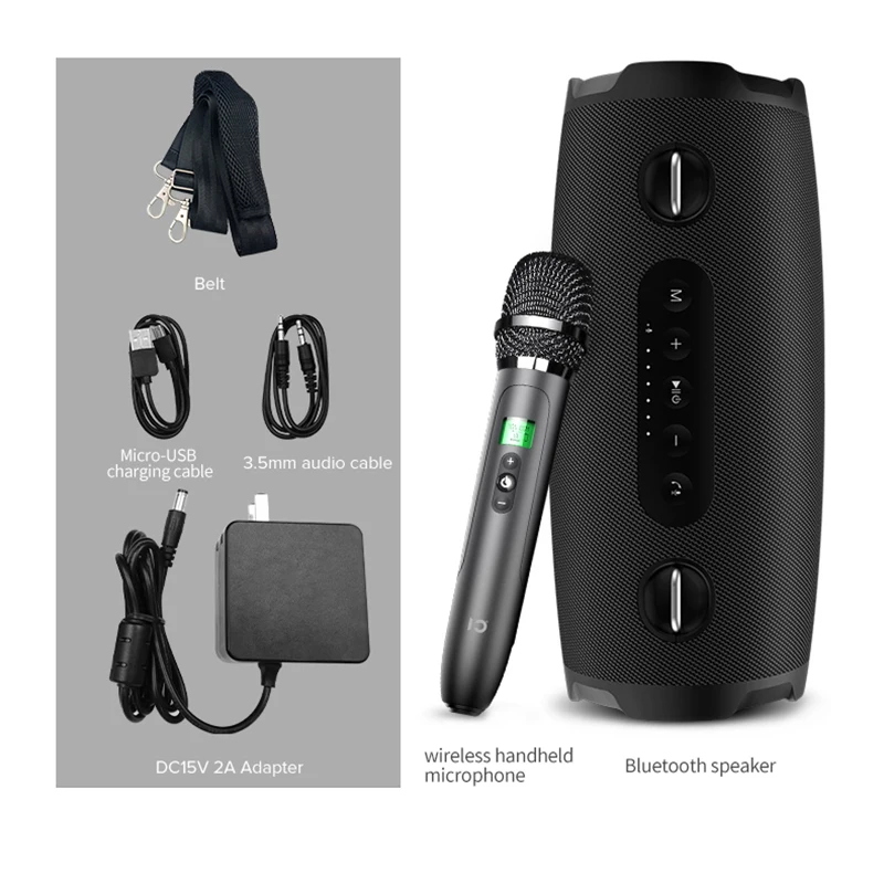 Waterproof  Bluetooth Speaker P9 50W  available black/blue/ red and custom Logo support wireless outdoor speaker boombox