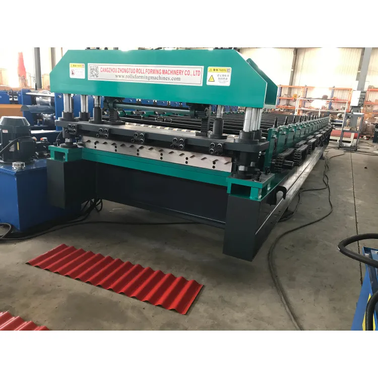 Corrugated sheet metal roof making machine spanish roofing sheet making machine zinc sheet bending machine