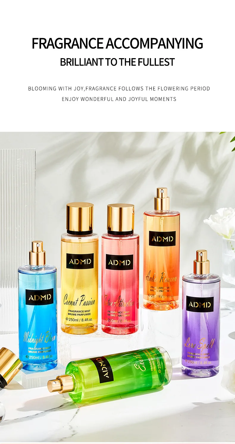Wholesale Long Lasting Customized Women Body Mist And Spray Perfume Supplier manufacturer