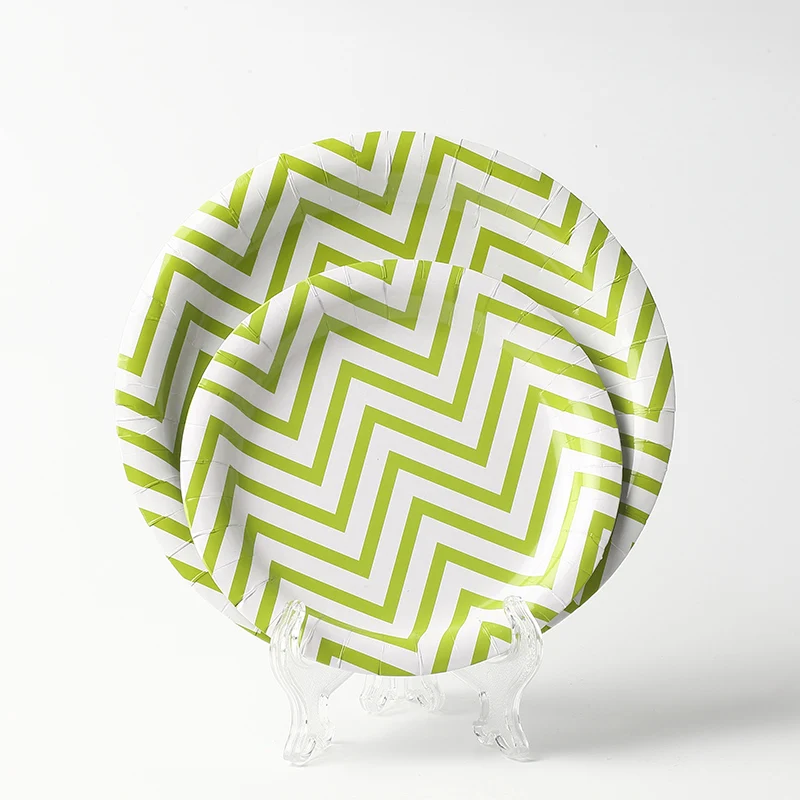 Hot Sale Party Tableware Dish Style Flamingo Disposable Party Paper Plates