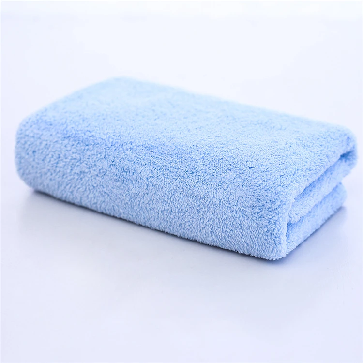 Lint Free Strong Water Absorption Plush Microfiber Coral Fleece Towel Face Towel
