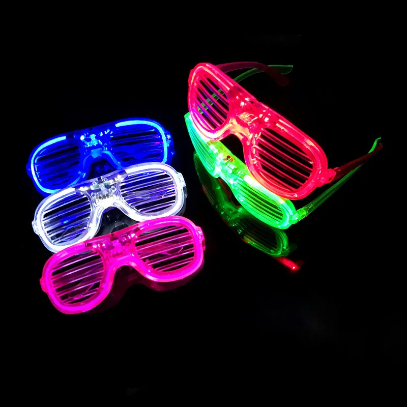 New Arrival LED Toy Color Shutter Glow Glasses Party LED Eye Glasses For Birthday Party Supplies