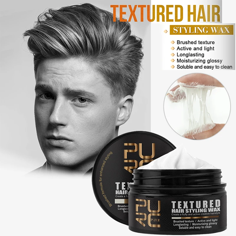 Private Label Textured Strong Hold Hair Wax For Men Hair Styling Products Hair Pomade Wax