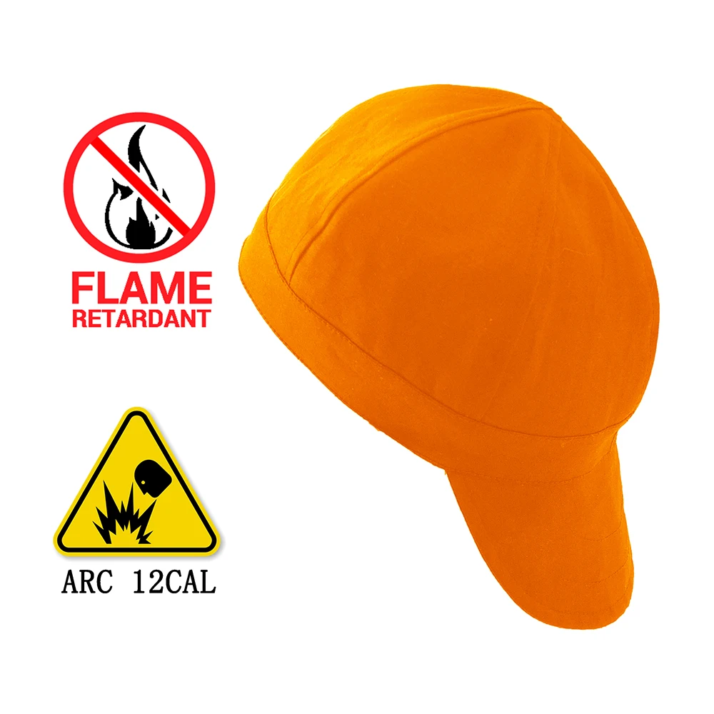 Custom Logo Fire Flame Retardant Reversible Welder Welding Cap Hat for Safety Hard Hat Liner Soldering Work