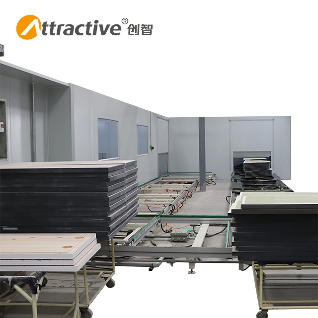 Furniture painting oven electrostatic powder coating system robot spraying system