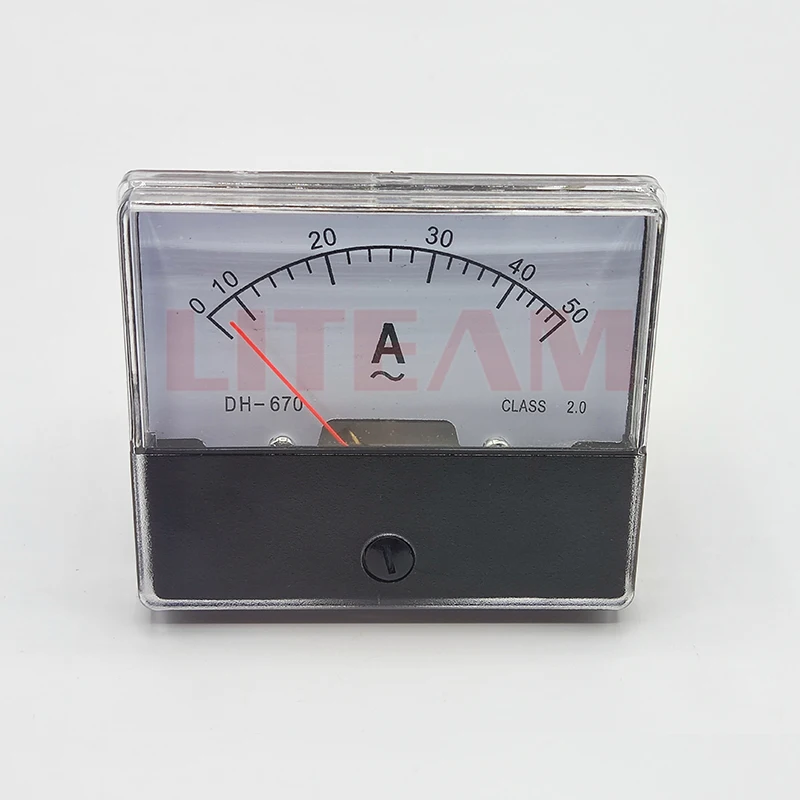 Dh670 Analog Amp Panel Meter Ammeter Mechanical Pointer 1-500a Ac Current Ampere Meter  Dc 5a-500a Shunt