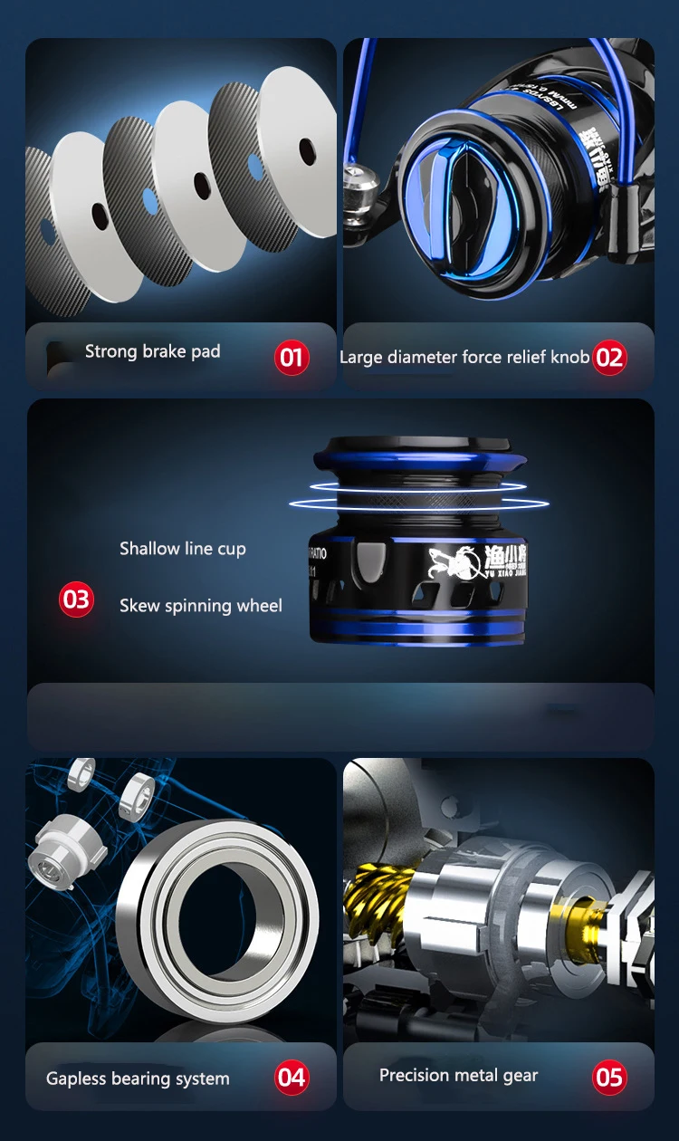 bait casting peche fishing reels saltwater metal cnc spinning reel fishing rod reel