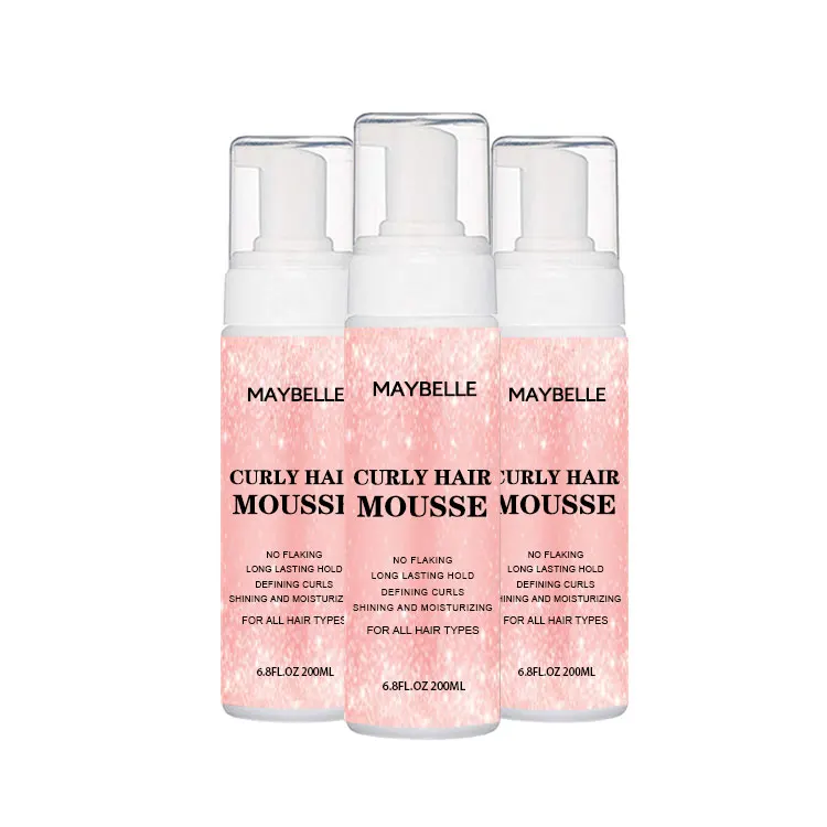Hot selling Hair strong Mousse Hair Mousse For Curly Hair