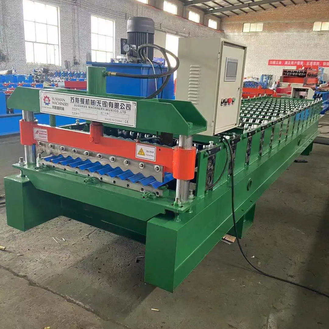 Africa Popular 0.3-0.8mm Thickness Cheap Price Economic Corrugated Roof Panel Roll Forming Machine