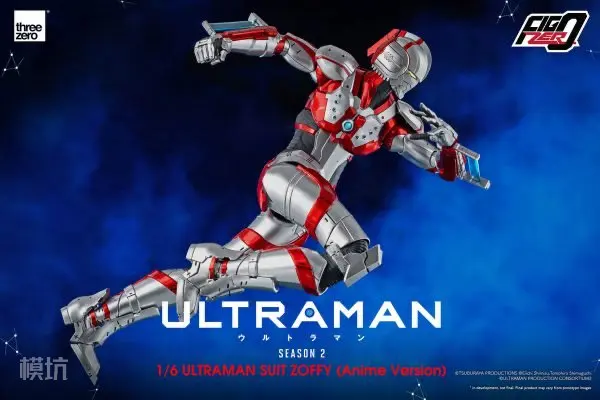 Wholesale Original Threezero 16 ULTRAMAN SUIT ZOFFY Mobile Ultraman Armor animated version Cartoon figure