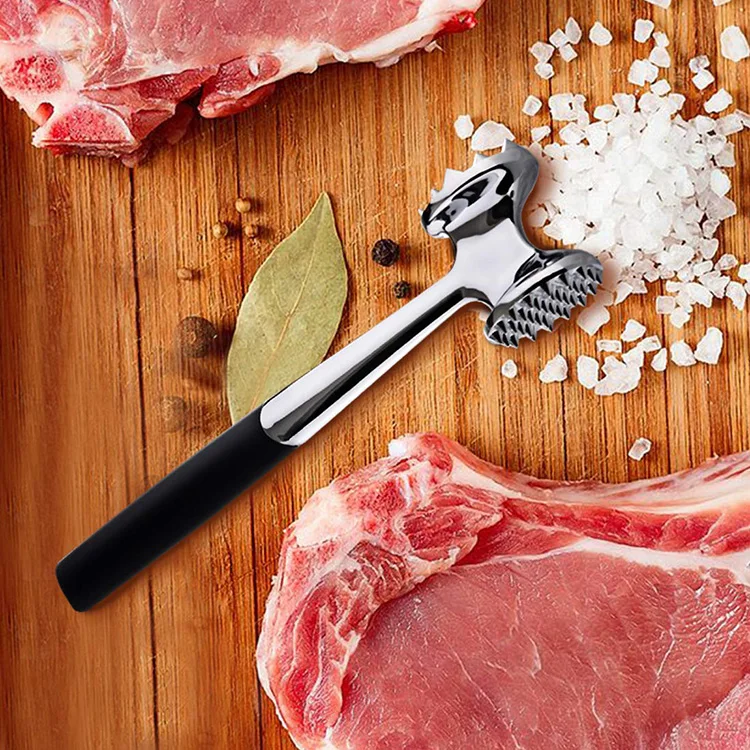 Meat Tenderizer Mallet Pounding Beef Steak Chicken Pork Double sided Meat Hammer